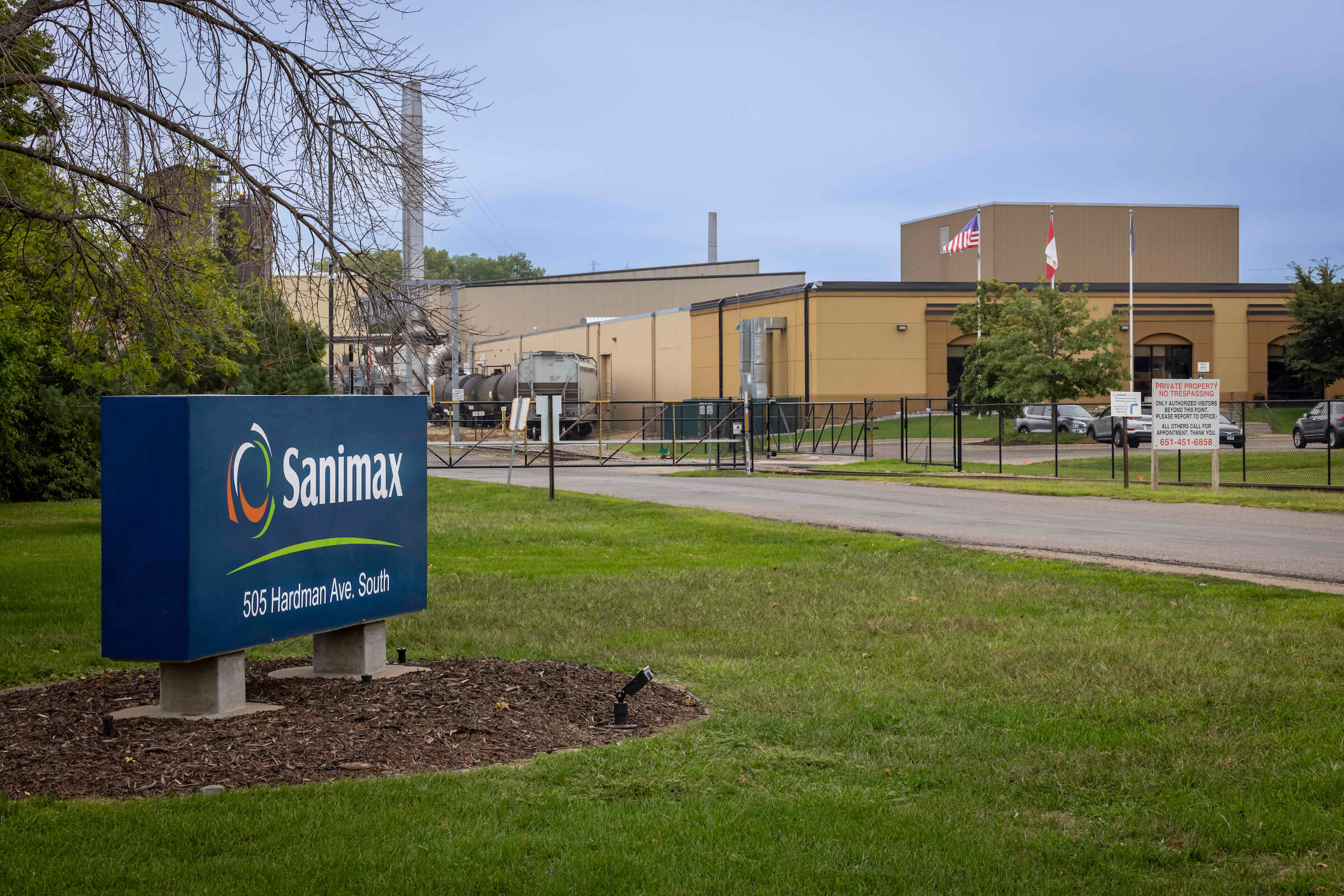Fire at the Sanimax facility in South St. Paul, August 6